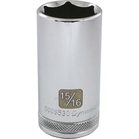 Dynamic 3/8" Drive, 15/16" SAE Socket, 6 Points D008530